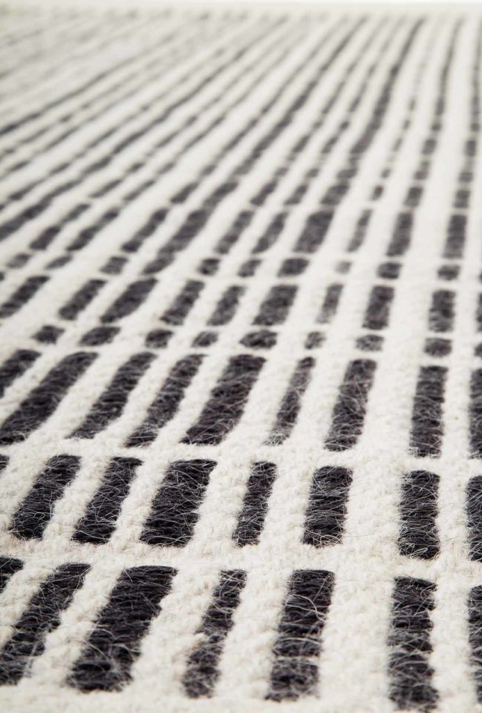 Teppich <em>sic</em>, Detail, 2017. Wolle-Ziegenhaar