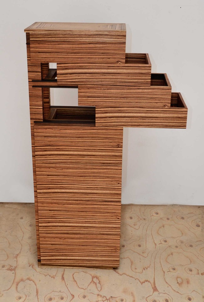 Console with drawers.