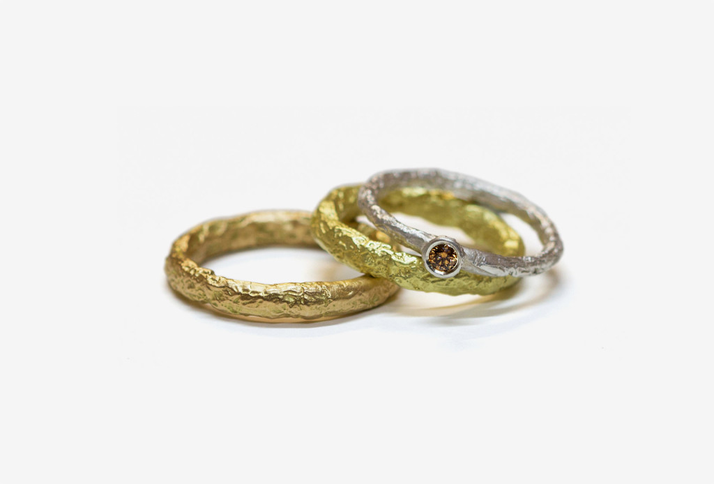 Rings from the <em>Von-Herzen</em> [From my heart] series.