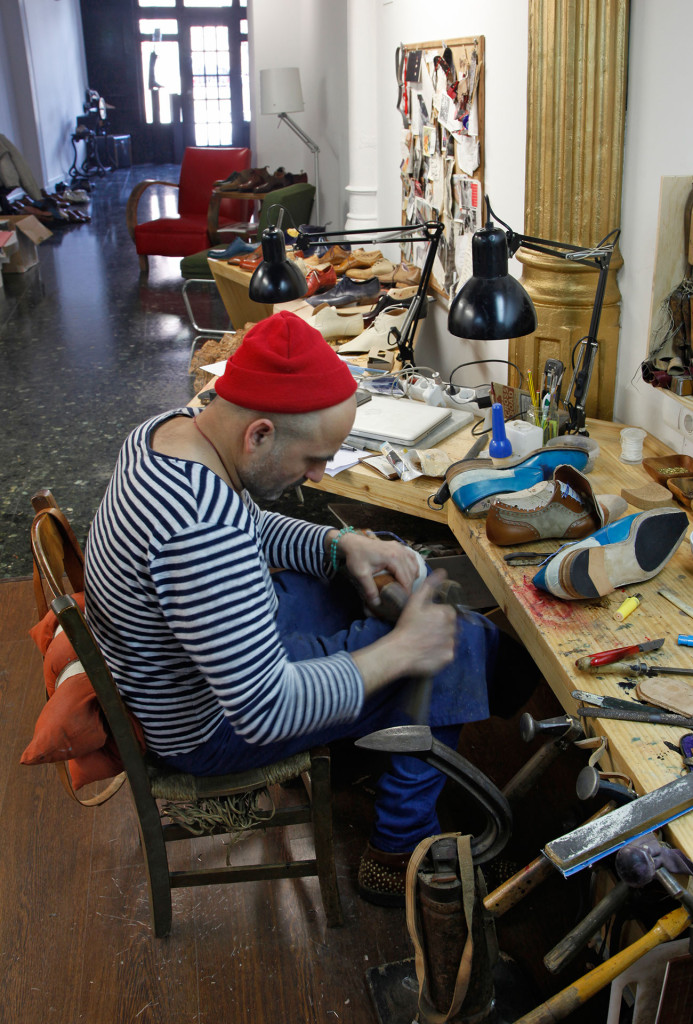 Norman Vialta bei der Arbeit.