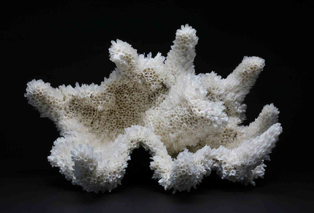 Aus <em>Between the Tides</em>, Porzellan aufgebaut, 37×58×45 cm