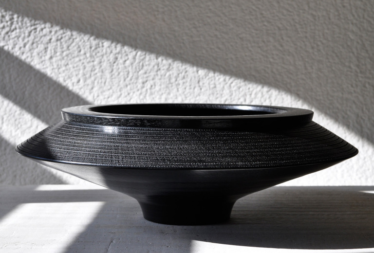 André von Martens, Gefäß. Schwarzkeramik.