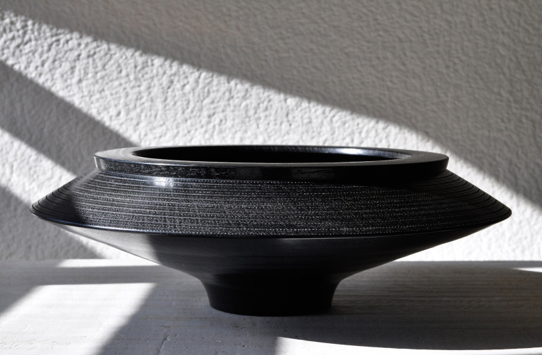 André von Martens, Gefäß. Schwarzkeramik.