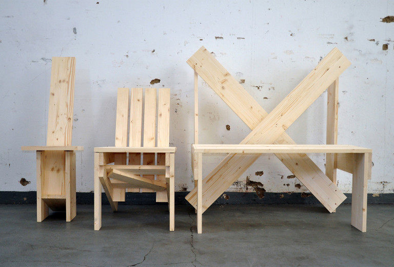 Christian Horisberger, 2012. Enzo Mari, 1974, Sibylle Stoeckli, 2012. Foto  Laura Pregger.