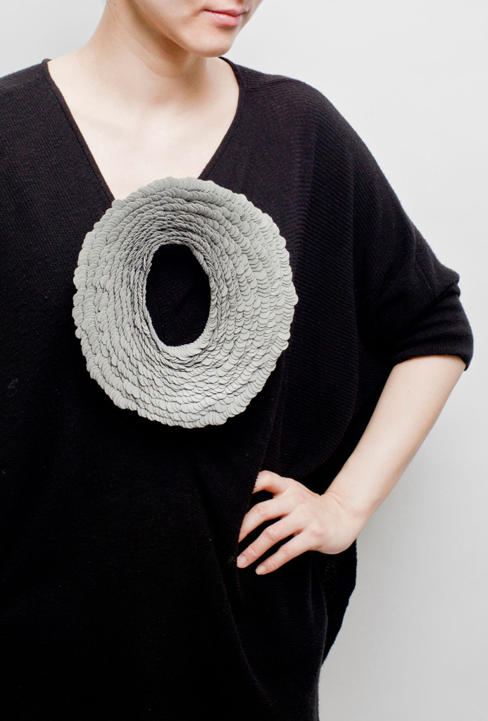 Yong Joo Kim, <em>Requisite Variety</em>, 2013. Velcro® Hook-and-loop fastener, sterling silver