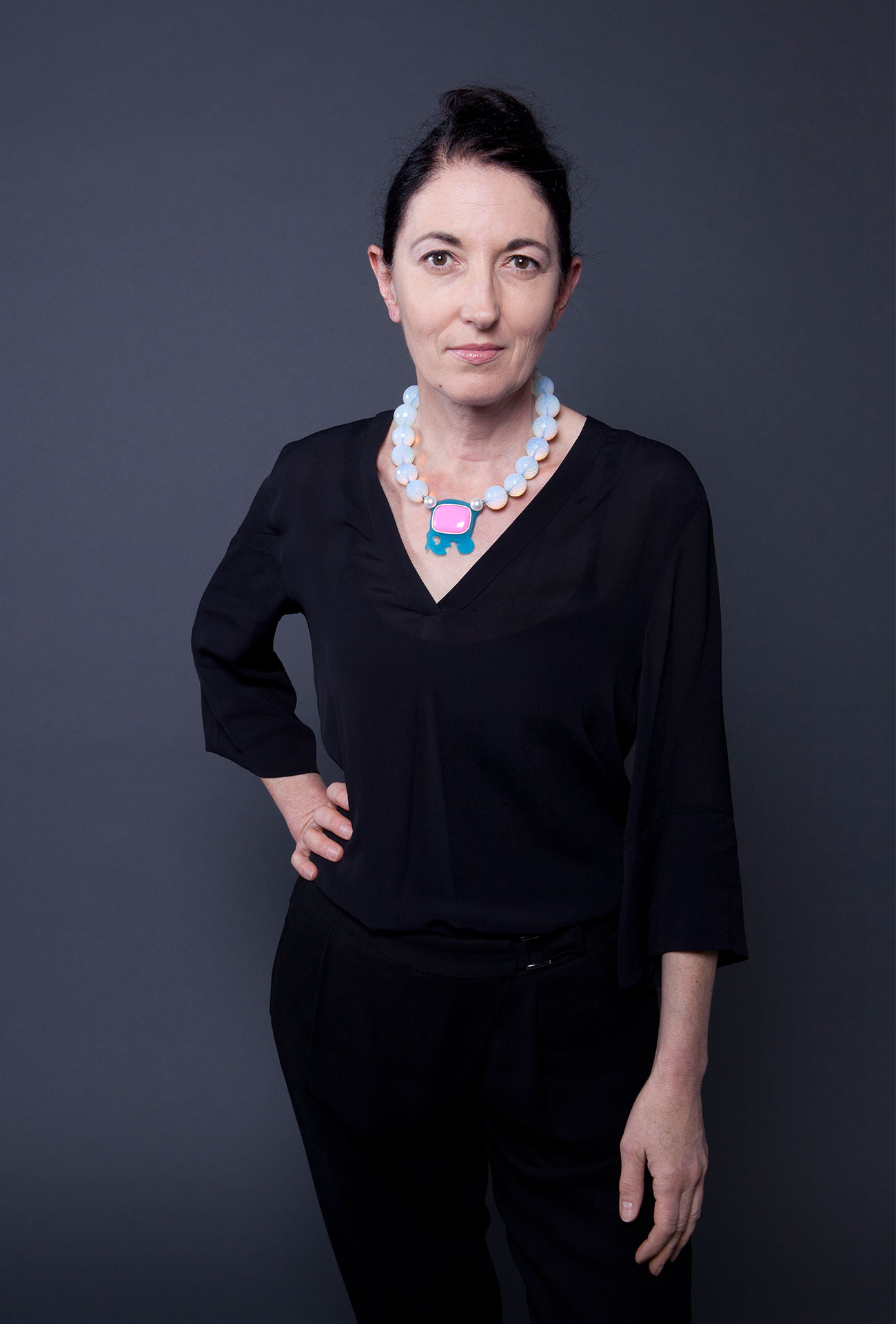 Katharina Lauffer mit Collier