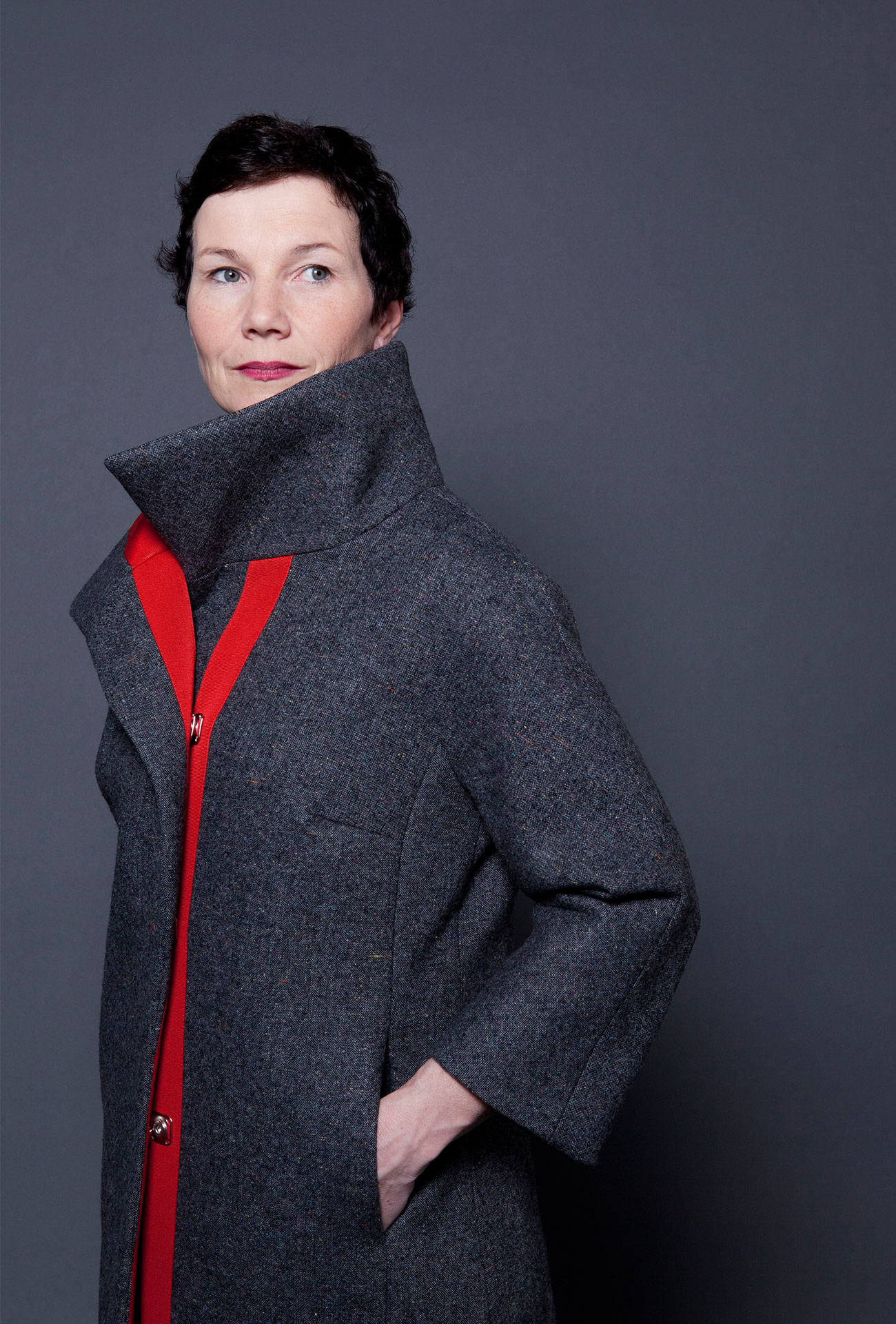 Stefanie Wiebelhaus mit Mantel