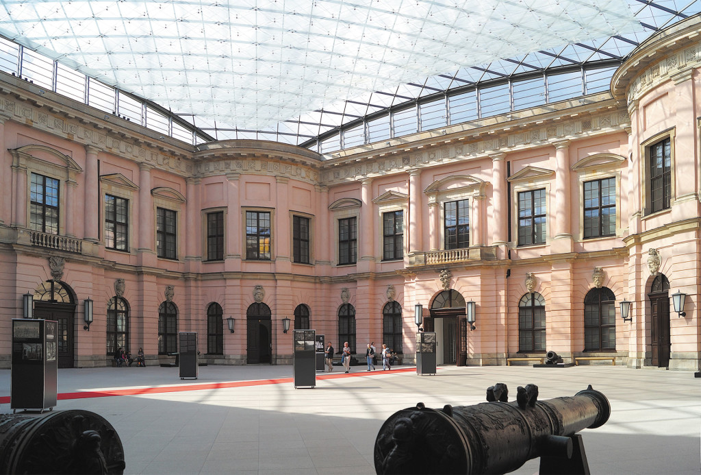 Der Schlüterhof im Deutschen Historischen Museum, Schauplatz der Zeughausmesse