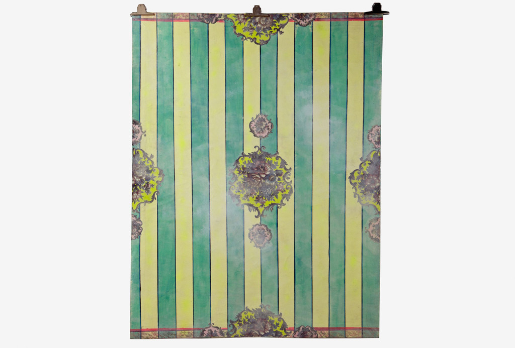 Floorcloth <em>Gala Bavaria</em>, 2014. Acrylic on canvas, 147x194 cm. 2100 €