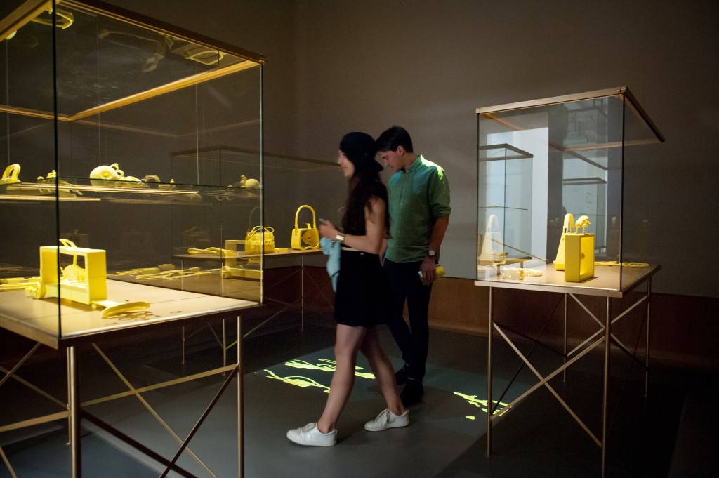 Exhibition view, Ted Noten Non-Zone 2015, Museum Boijmans Van Beuningen, Rotterdam, Photo: Lotte Stekelenburg