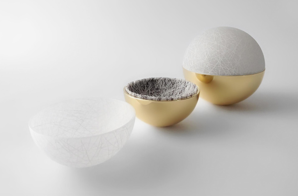 Ingrid Rügemer, Deckelschalen aus der Serie <em>Polarity & Unity</em>.