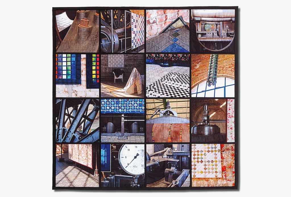 manu factum Preisgekrönter Quilt aus auf Stoff gedruckten Fotos von Cornelia Falk und Katrin Reinke
