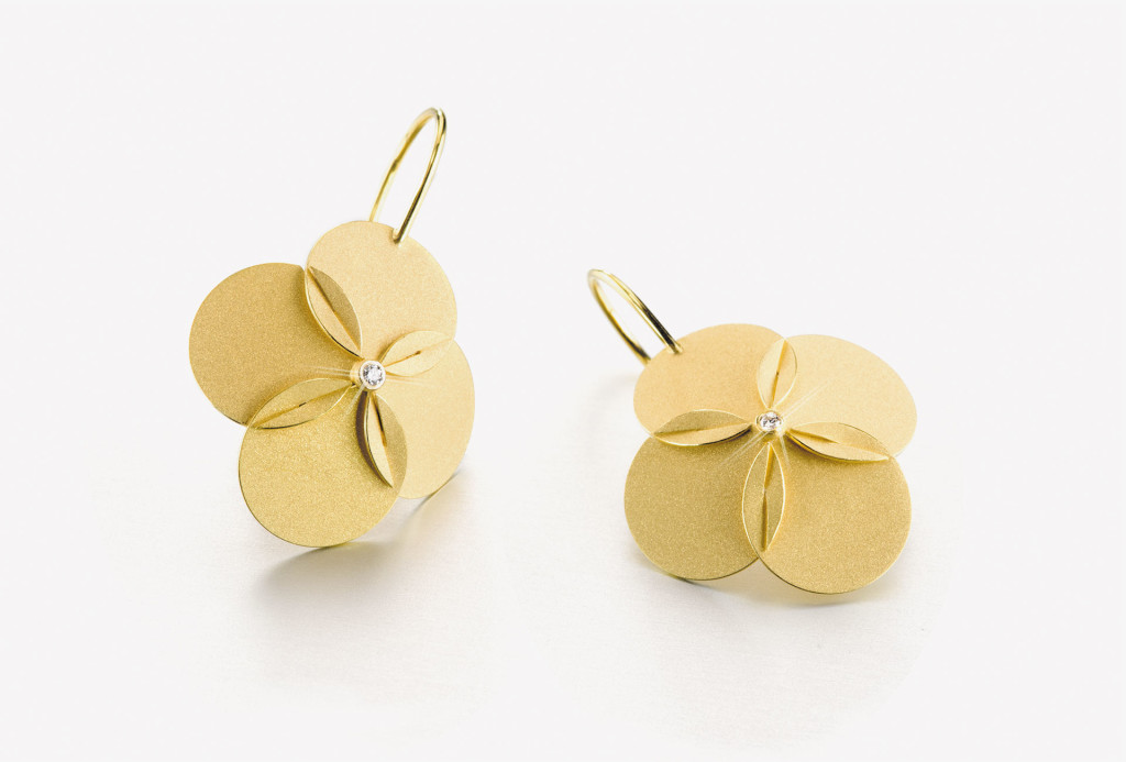 Earrings by Johanna Otto, Inhorgenta 2016