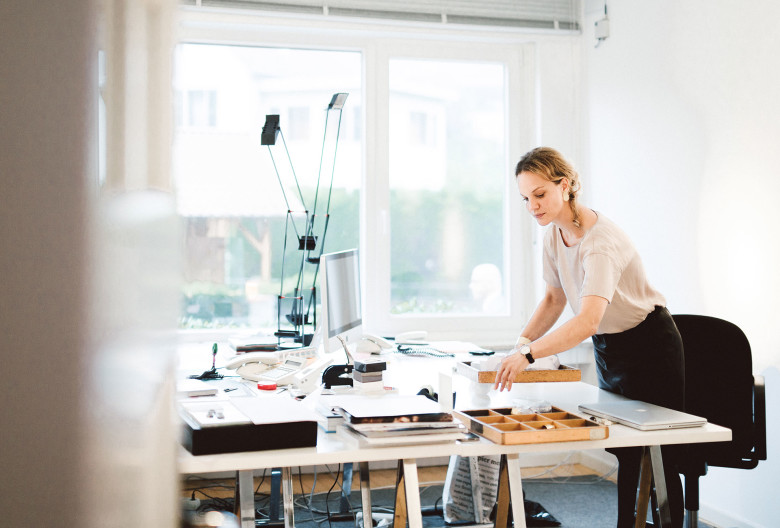 Die Designerin Nina Friesleben im <em>Weißen Haus</em>