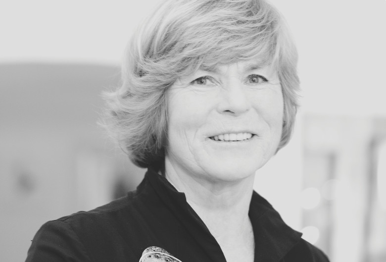 Portrait von Renate Slavik, Inhaberin der Galerie Slavik in Wien