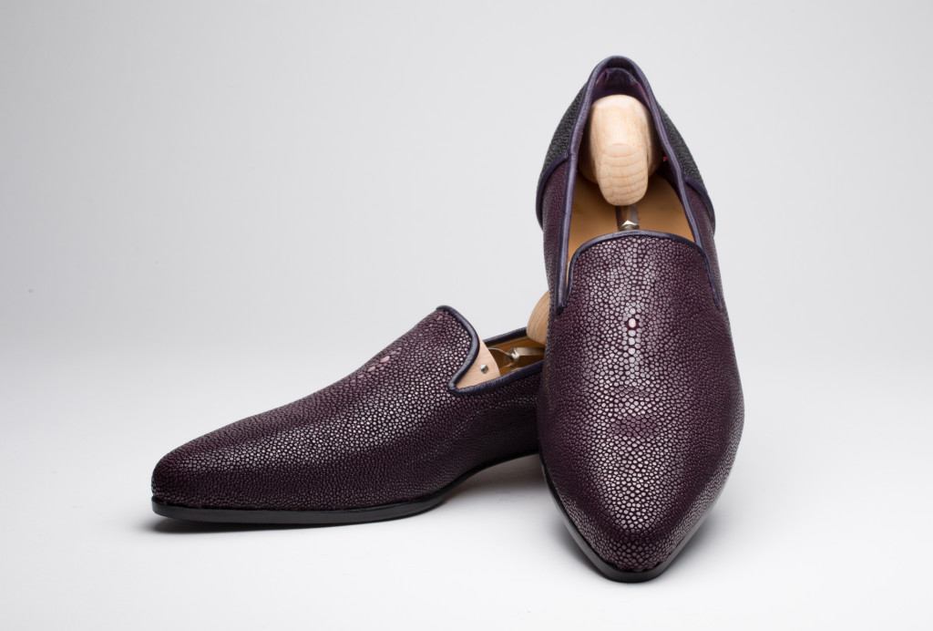 Slipper. Stingray leather