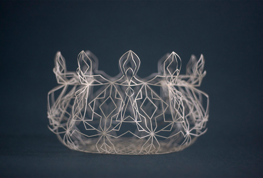 <em>Meduse</em> object. Transparent foil