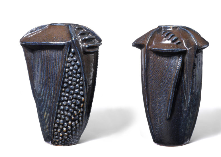 Axel Salto, Ansichten der 45 cm hohen Vase von 1956. Erzielter Preis: 67.230 Euro