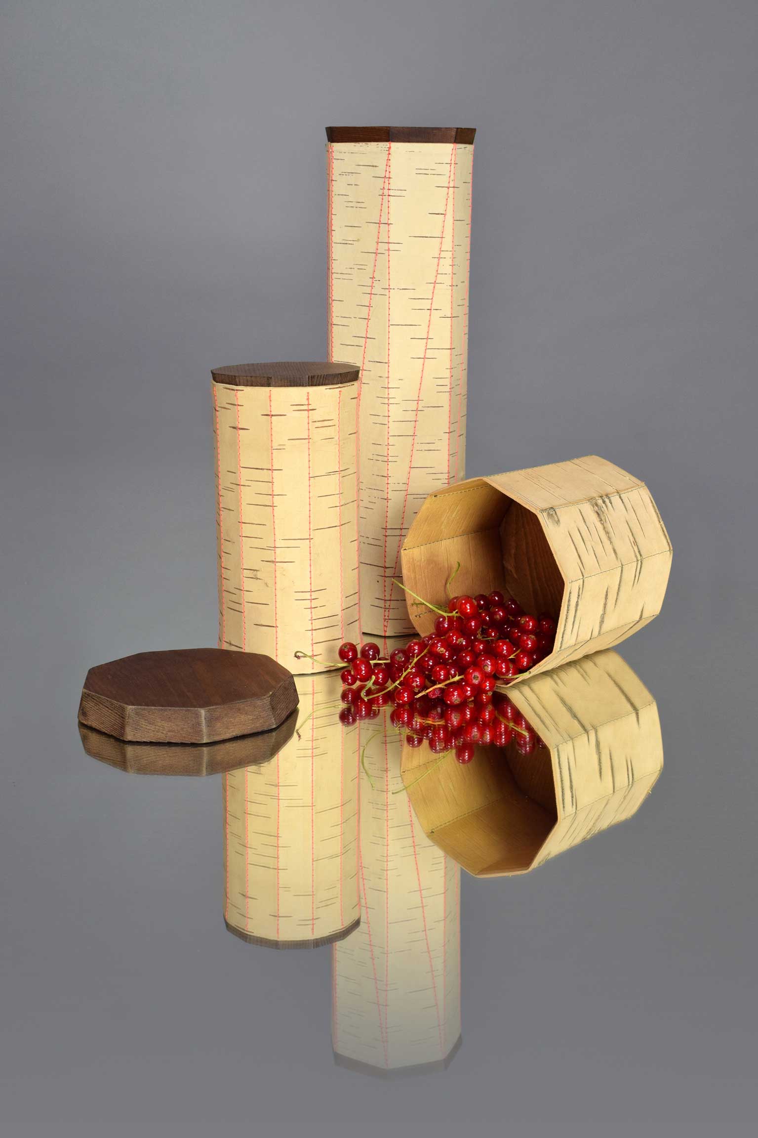 Behälter aus Birkenrinde