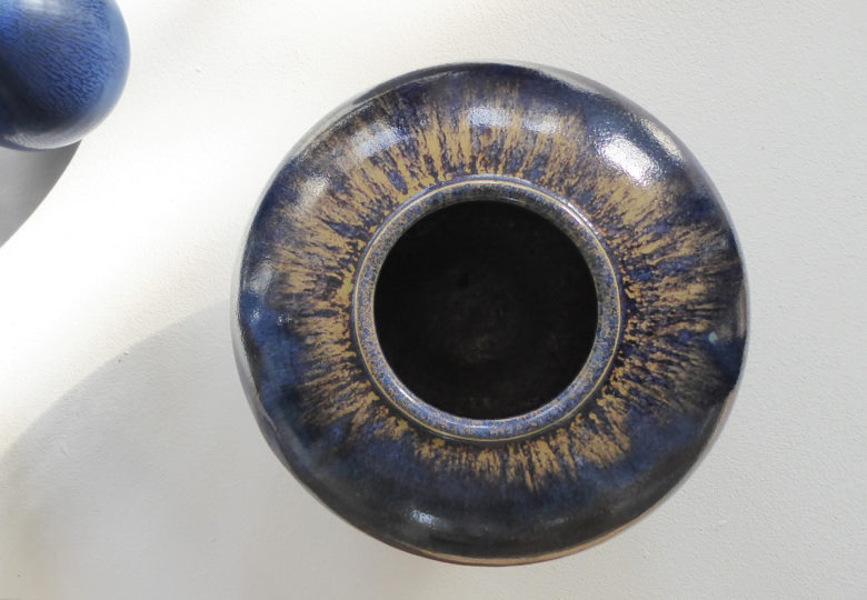 Albrecht Hohlt, Kleine Vase. Steinzeug, Sammlung Faltas