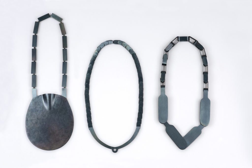 Katrin Feulner, Necklaces 1603, 1602, 1607