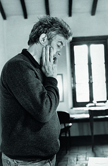 The artist Manfred Bischoff