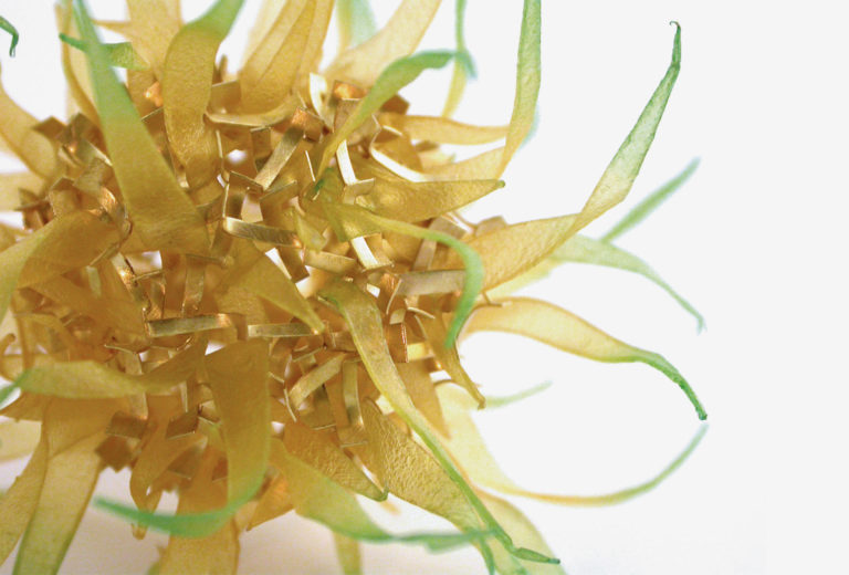 Ring von Christiane Oexl, zu sehen auf der Eunique-Sonderschau <em>Just Leather</em>