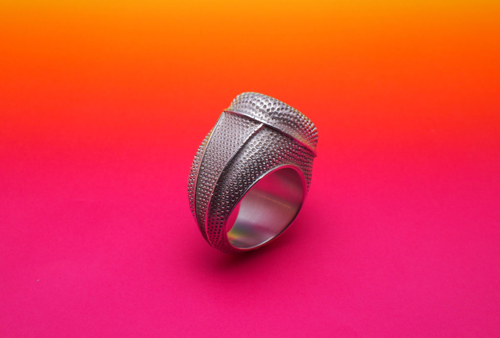 Ring <em>Roh</em>, <em>No 1</em>. Silber