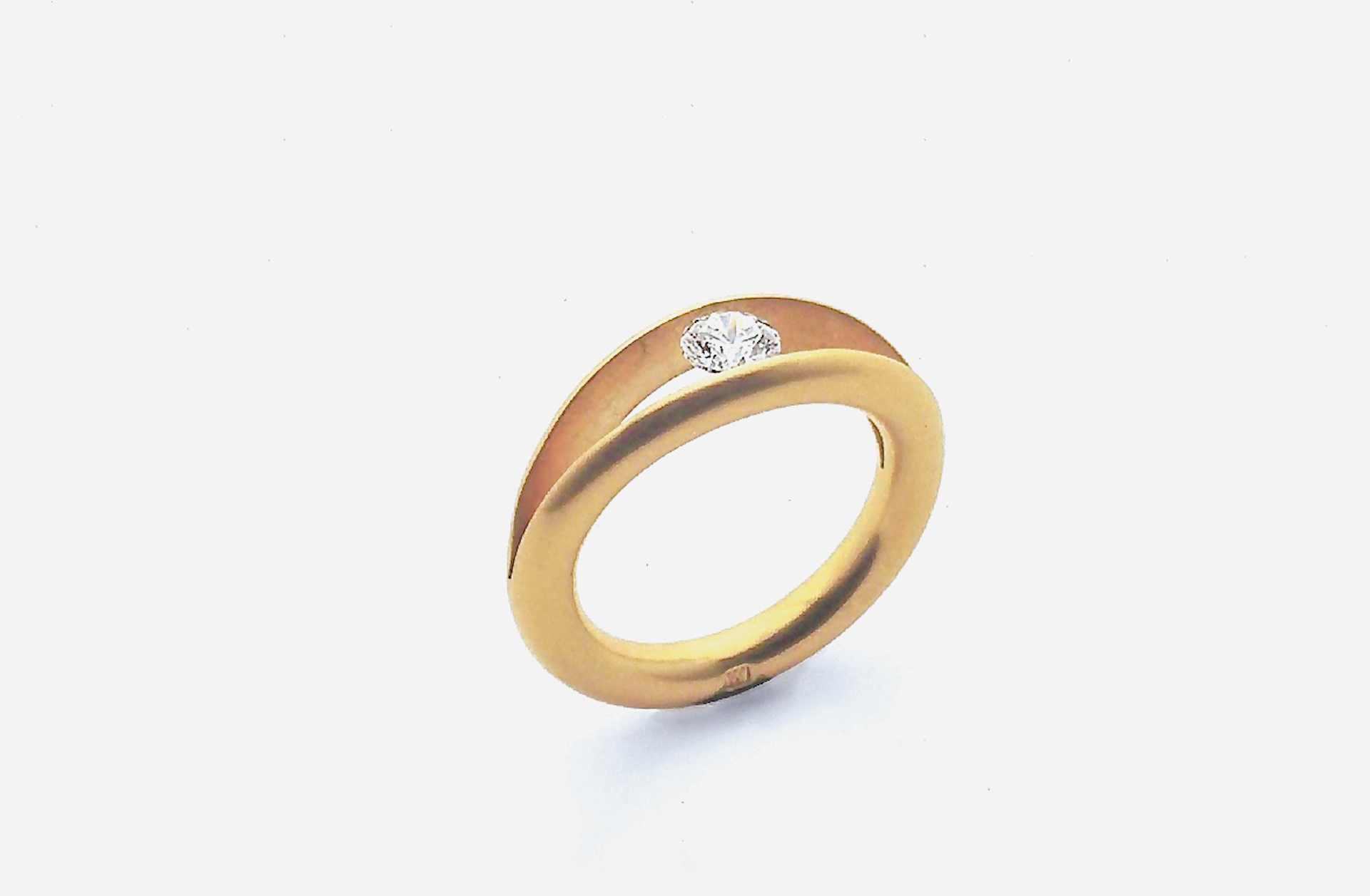 Walter Wittek, Schmuck, Ring, Spannring, Gold