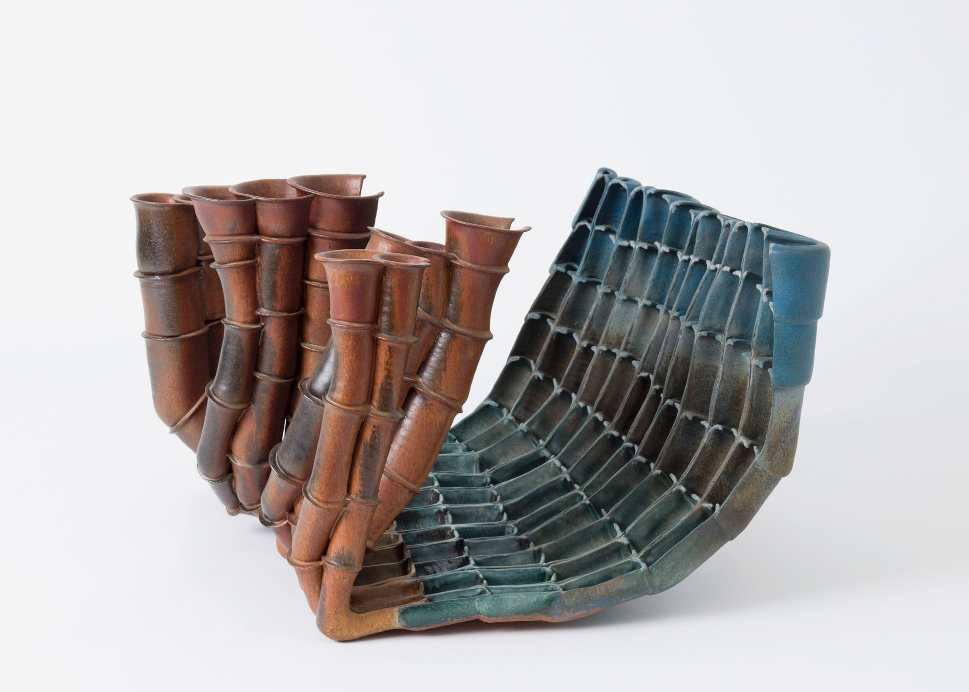 Beate Kuhn, Objekt, Bäume vor Himmel, Steinzeug, Keramik