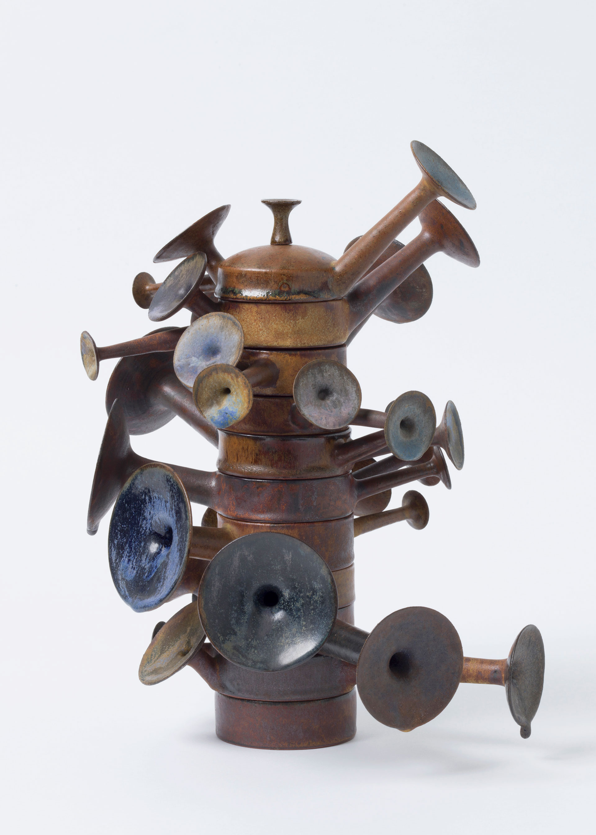 Beate Kuhn, Steinzeug, Keramik, Objekt, Trichterturm