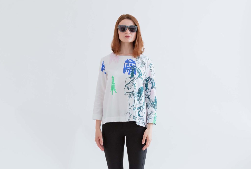 Bluse <em>Traditonal Czech Cuisine</em>. Baumwolle