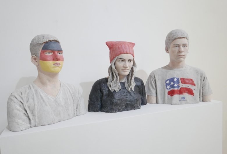 Siegerin des Südwestdeutschen Keramikpreises wurde Stephanie Marie Roos mit diesen figürlichen Arbeiten