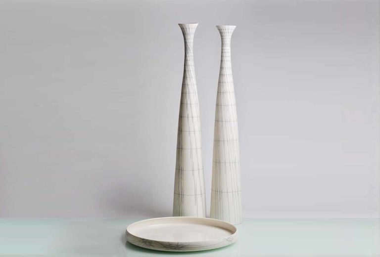 Keramiken von Martina Sigmund-Servetti, Heilbronn, eine der Staatspreisträgerinnen 2016