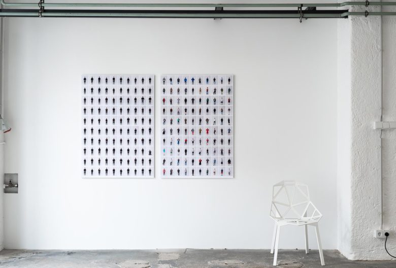 Simon Freund, Selbstportrait