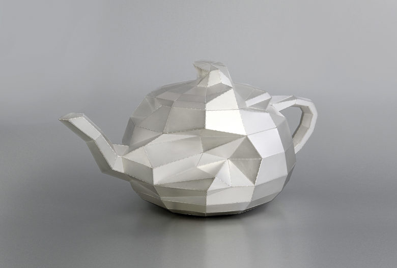 Eelco Veenmans Gewinnerobjekt <em>The Utah Teapot</em> von 2016. Foto Eelco Veenman.