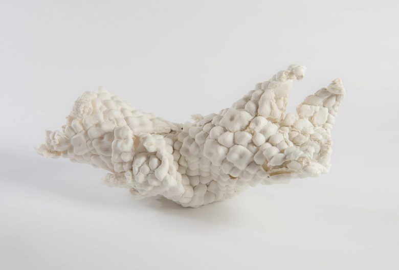 Heide Nonnenmacher. Ceramic object. There was an ocean here 140 million years ago in the Jurassic era.