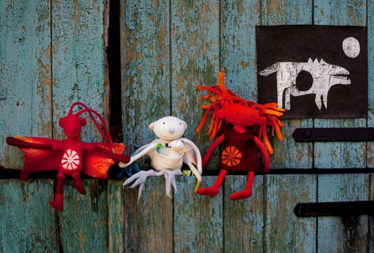 Tierische Freunde, gefilztes aus der viecheria von Susanne Wetzel.